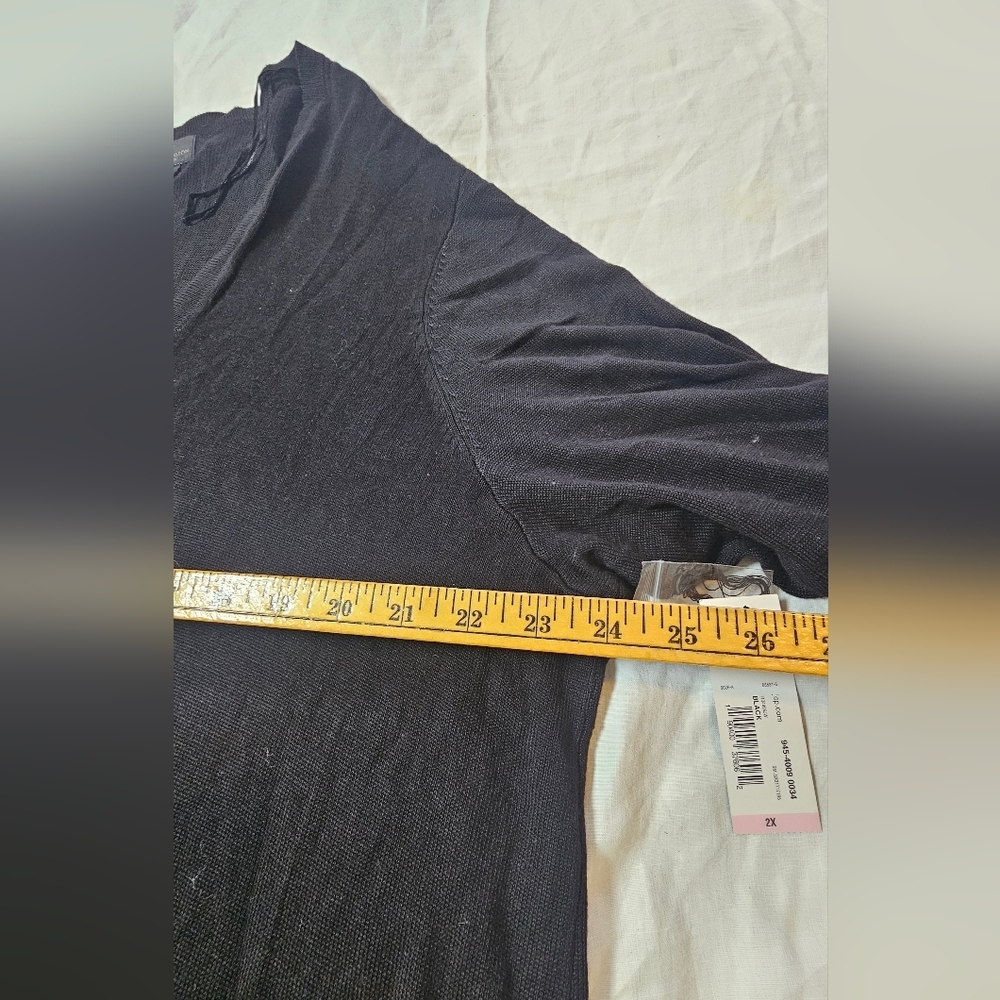 Worthington Black Knit Sweater - Picture 5 of 7